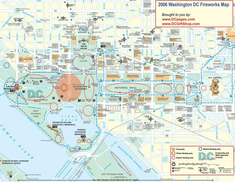 mapa capitol hill, bílý dům
