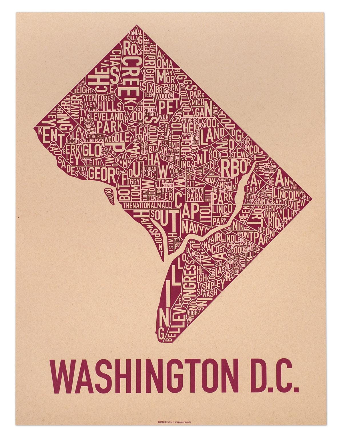 mapa dc sousedství mapa umění