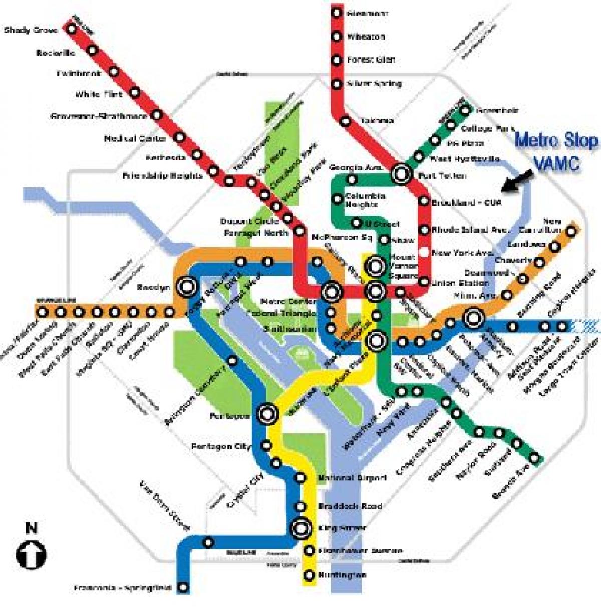 md mapa metro