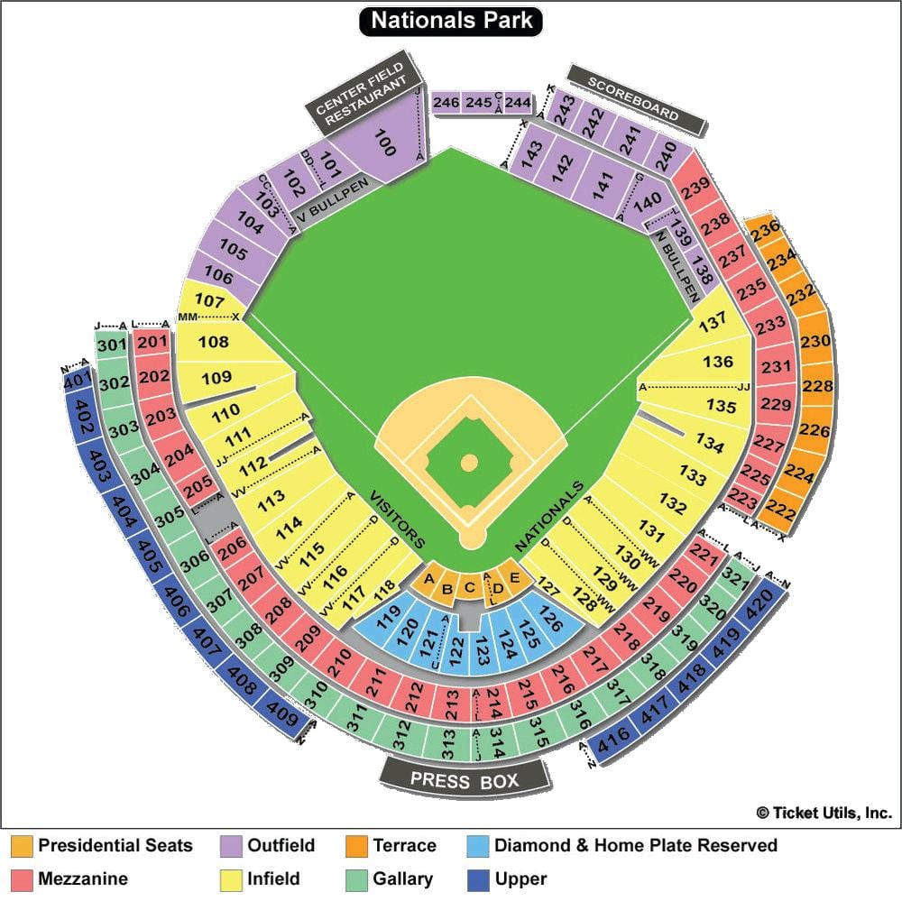 mapa nationals park suites