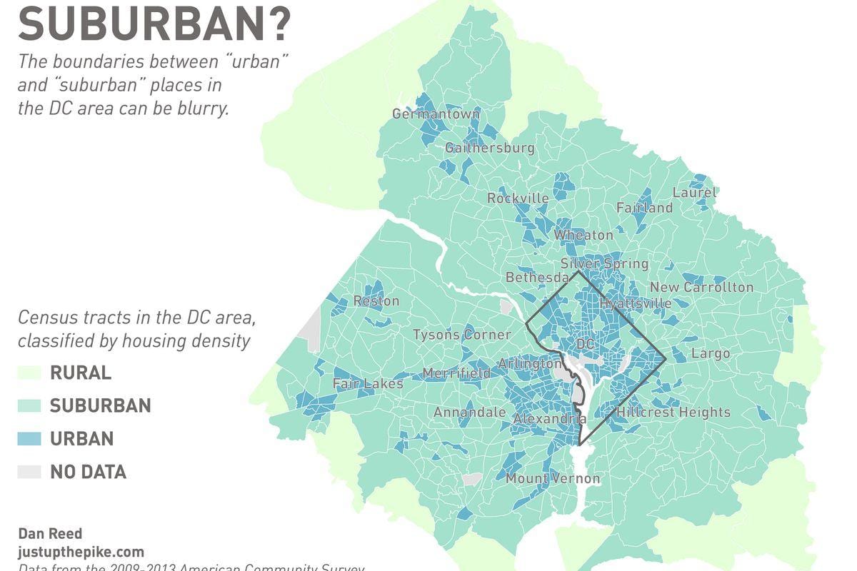 dc předměstí mapa
