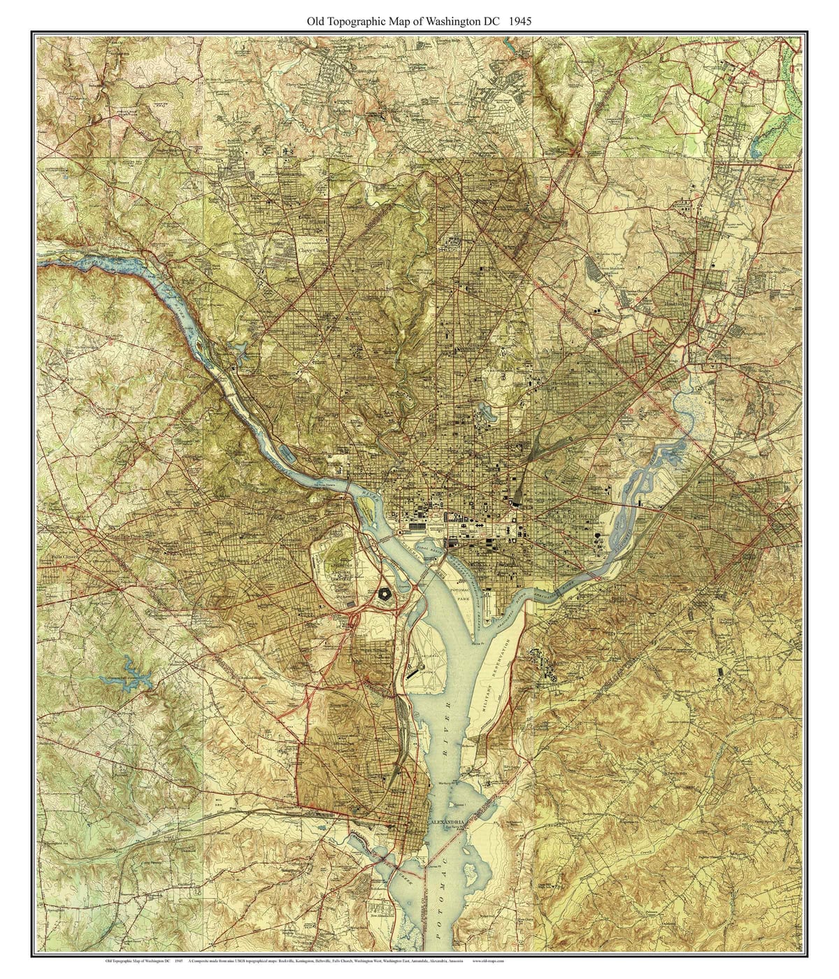 dc topografické mapy