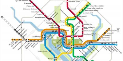 Dc metro mapa 2015