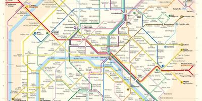 Washington dc metro mapu s ulicemi