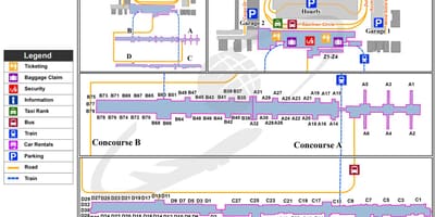 Washington iad mapě