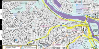 Mapa streetwise washington dc