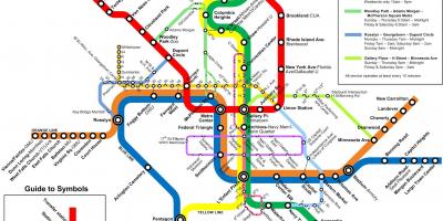 Washington metro bus mapa