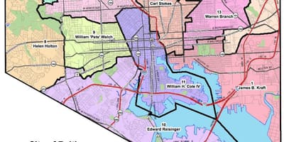 Mapa washingtonu, dc district