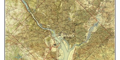 Dc topografické mapy