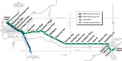 Zelená linka dc metro mapa
